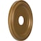 Ekena Millwork Traditional PVC Medallion (Canopies up to 9 1/2"), 16"OD x 3 1/2"ID x 1 3/8"P, Metallic Gold Rush CMP16TRCGH - alternate 2